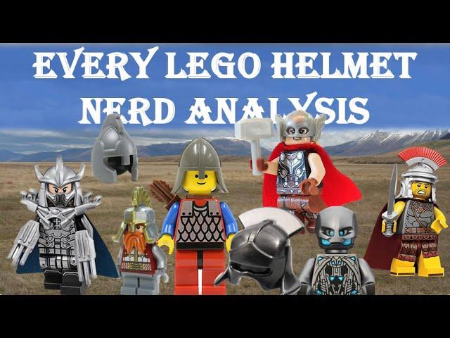 Every Lego Helmet (Nearly comprehensive list!)