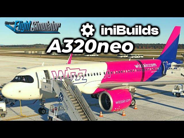 Wizzair - Testuję Nowego Airbusa A320neo iniBuilds | MSFS 2020 ️ Katowice EPKT - Calabria LICR