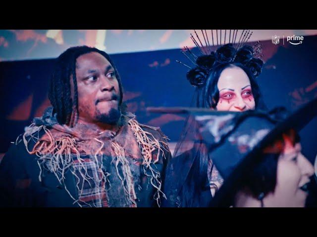 Marshawn Lynch Scares People At Haunted House | 'N Yo' City | Thursday Night Football