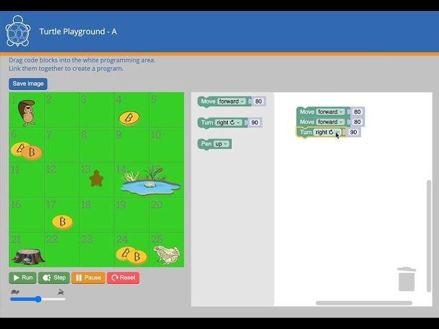 Blockly Turtle Playground A - Introduction