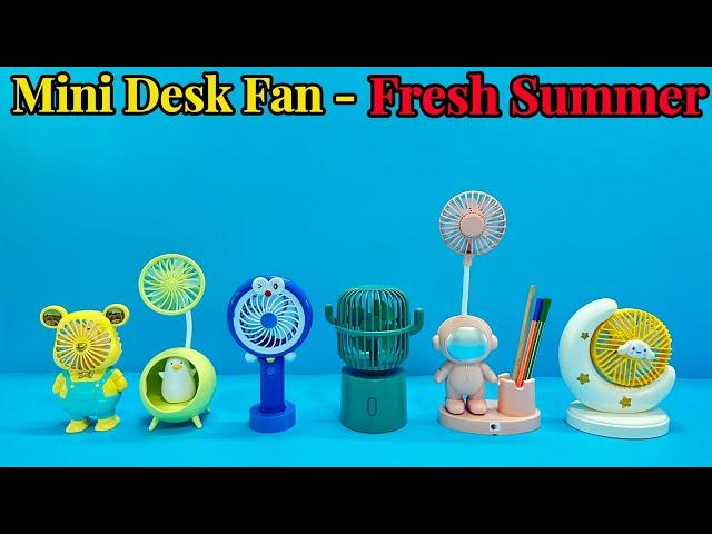 Mini desktop fan-Portable and multifunctional USB fan, Ultra cold air | Unboxing And Review