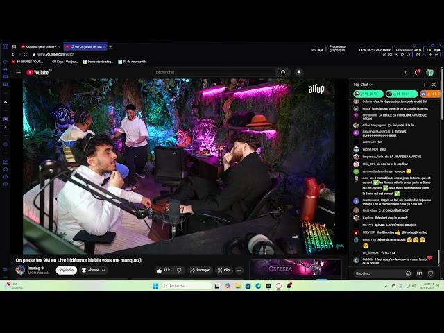 live ON REGARDE LE LIVE D INOX EST ON JOUE