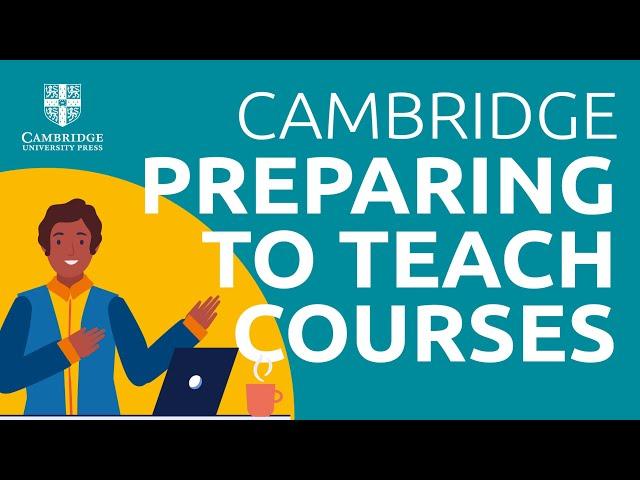 Preparing to Teach Courses | Professional Development for Teachers