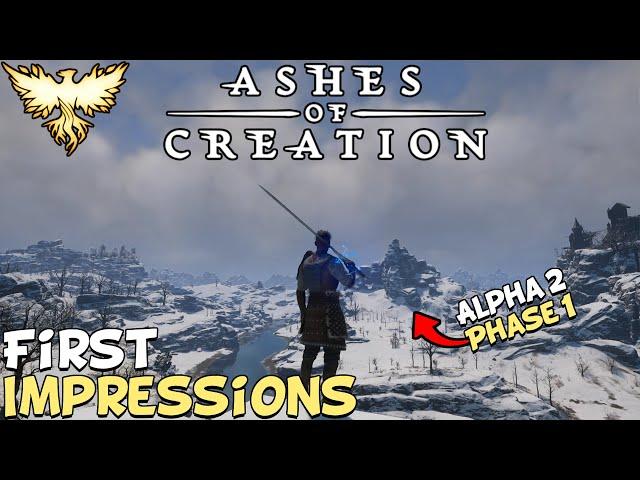 Ashes Of Creation Alpha 2 First Impressions (Phase 1)