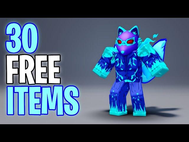 HURRY! GET 30 FREE ROBLOX ITEMS!(2024)