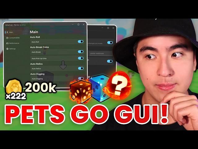 Roblox Pets Go Script GUI NO KEY Autofarm With Auto Roll, Auto Upgrade & More! (2024)