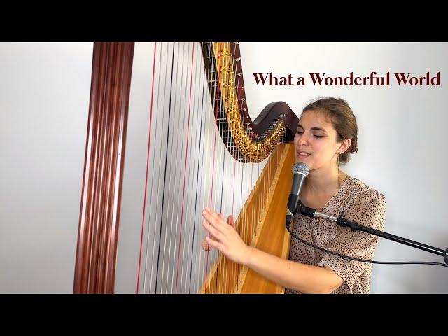 What a Wonderful World (Harp & Voice Cover // Pia Salvia)