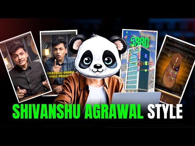 I tried @Shivanshu.Agrawal 3D Editing Style for My Client in After Effects | Edit with Panda