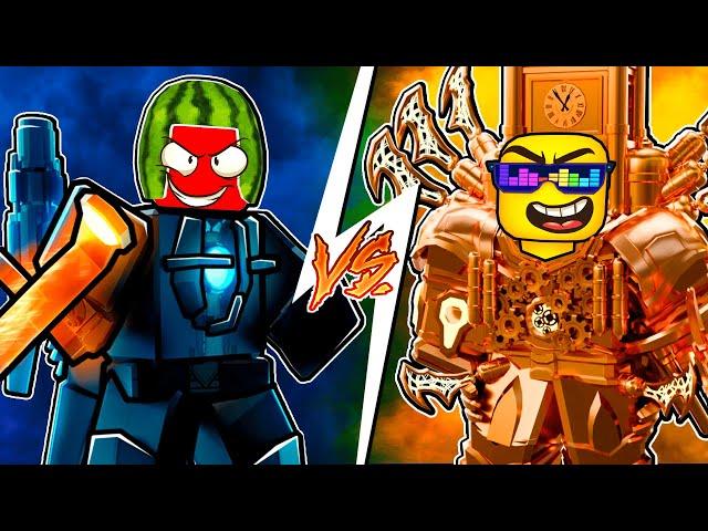 CLOCKS vs CAMERA Titans in Toilet Tower Defense