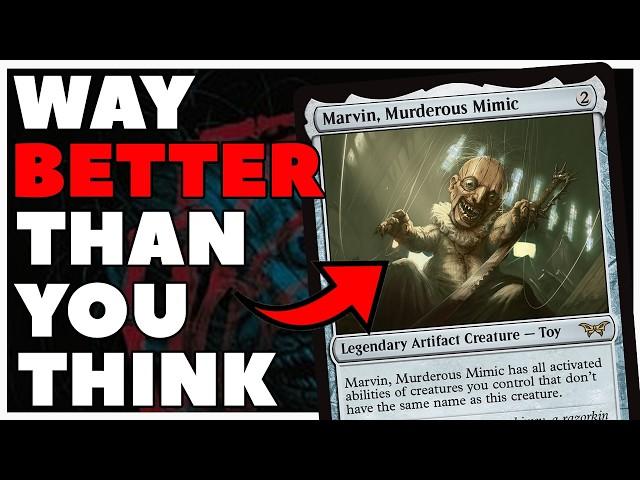 WHY I think Marvin Murderous Mimic is the best new addition to Commander Decks  #edh