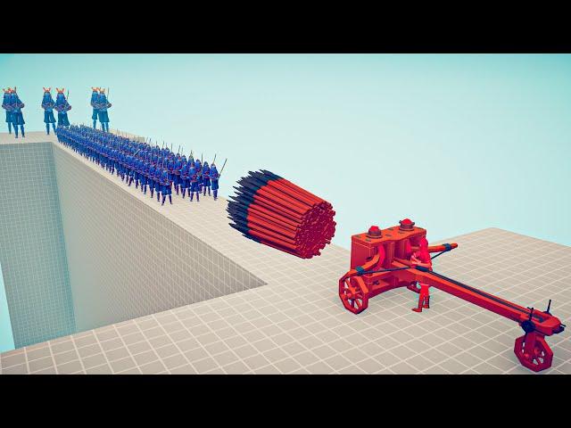 ARMY SAMURAI vs EVERY GOD - Totally Accurate Battle Simulator TABS