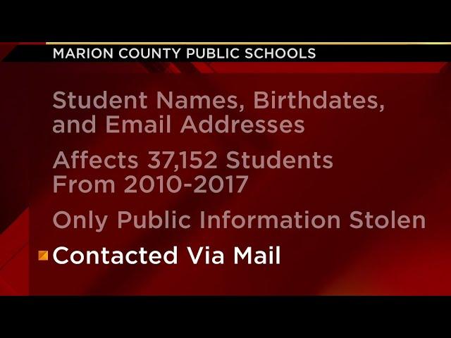 Data breach at Marion County Public Schools exposes student info