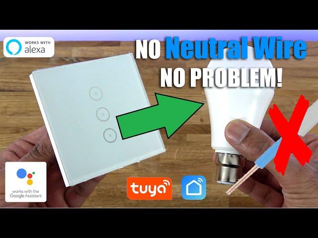 Smart WiFi Light Switch HACK - NO NEUTRAL WIRE, NO PROBLEM