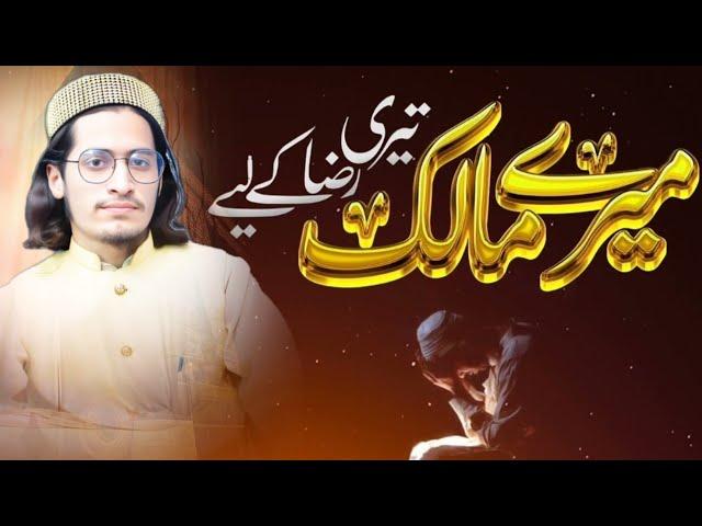 Mere Malik Teri Raza K Liye #naatsharif2025 / Sahabzada Muhammad Badar Mohiyudin Qadri