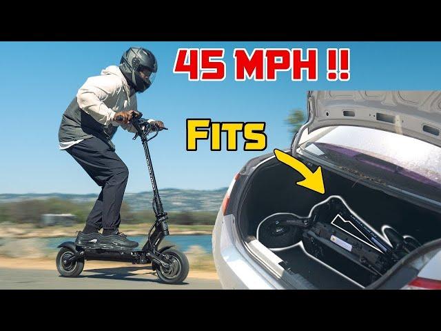 Minimotors Dualtron Victor Review   45MPH Electric Scooter That Fits In Your Trunk!