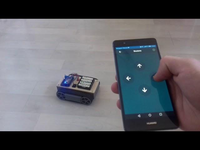 Wifi RC Car using ESP8266 module (nodeMCU V3)