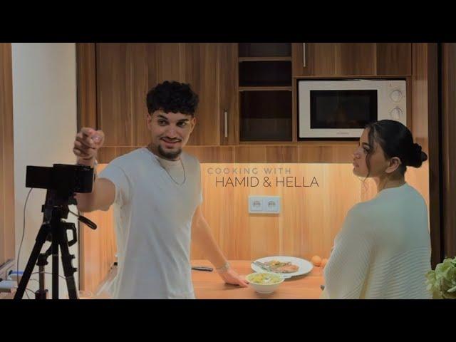 Hella & Hamid cooking together ‍