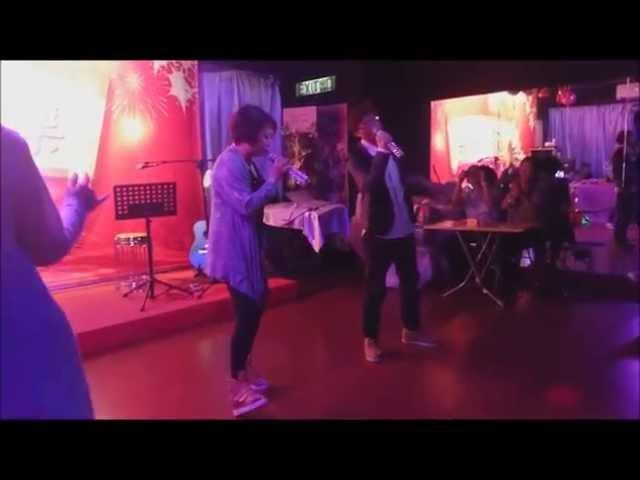 酒杯敲鋼琴 covered by Karen / Kevin at Music On Stage