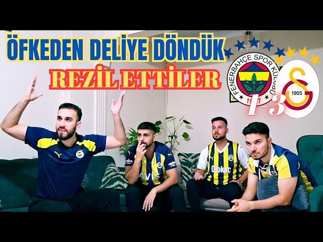 FENERBAHÇE - GALATASARAY DERBİ MAÇINA TEPKİ  (FANATİK FENERBAHÇELİLER ÇILDIRDI)