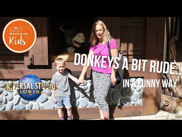 Meeting Donkey from Shrek | Our Funniest Meet and Greet | Universal