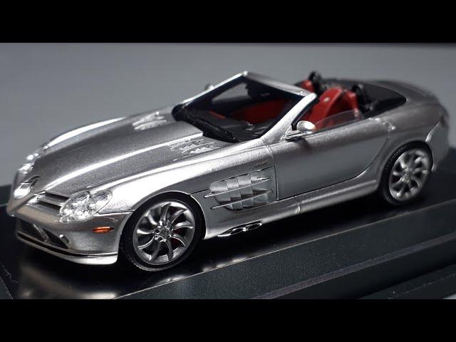 1/64 Mercedes McLaren SLR convertible by TMaster resin scale model car review roadster