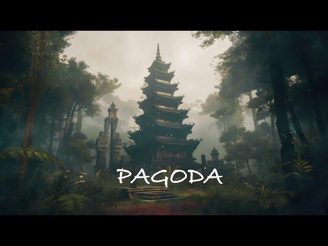 Pagoda + Ethereal Meditative  Vietnamese Ambient Music + Relaxing Music with Nature Sounds