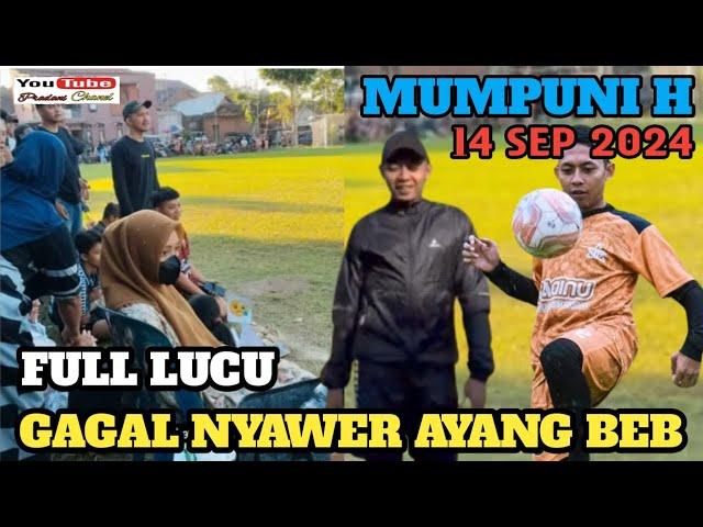 Team Sepakbola Mas Fitroh Menang Tapi Dek mum Gagal Nyawer