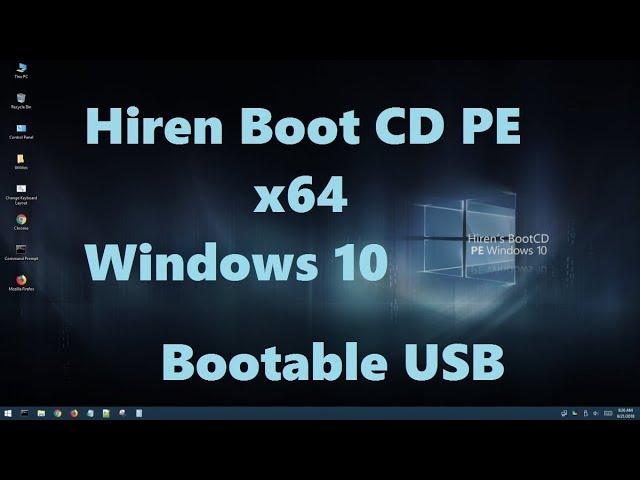 How to Make Hiren Boot CD PE x64 bootable USB | Windows 10 Portable | Recover data without windows