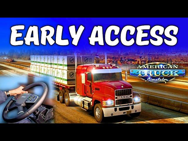 ATS Arkansas DLC Gameplay with MOZA TSW (EARLY ACCESS #1 - FIRST LOOK)