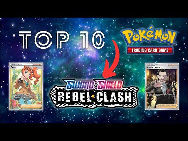 Top 10 EXPENSIVE Rebel Clash Pokemon Cards 