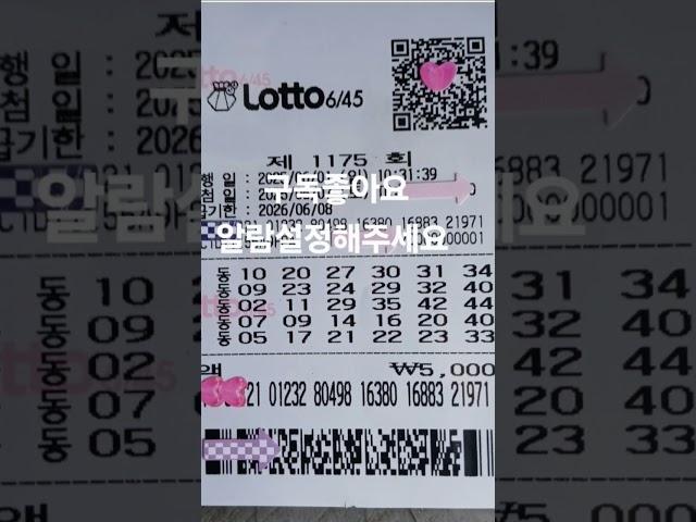 #1175회 #첫자동 #첫영상 #로또명당 #로또당첨 #로또추천수 #로또자동 #로또분석 #로또 #1175