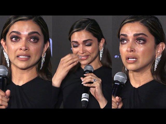 Deepika Padukone BREAKS DOWN at the trailer launch of CHHAPAAK