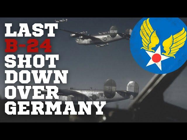 The Last Bomber Shot Down Over Germany in WW2