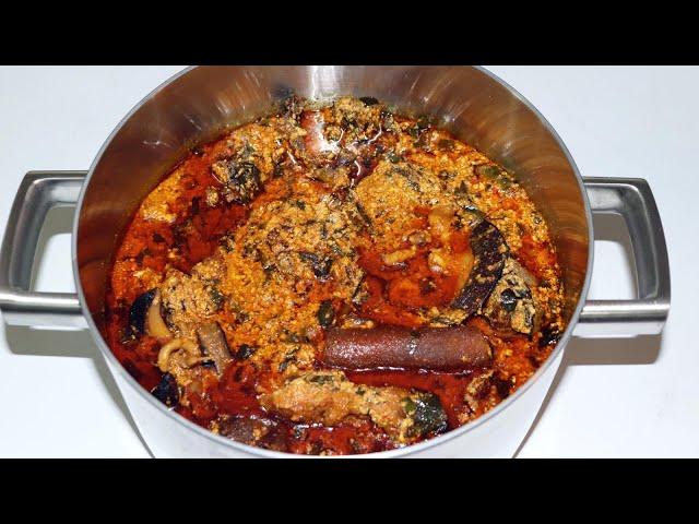 Cook With Me : Best Egusi Soup Recipe | How To Cook Egusi Soup & Pounded Yam !