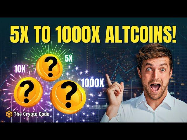 Top Crypto Altcoins Ready to 5X-1000X by 2025! (INSANE Profit Potential)