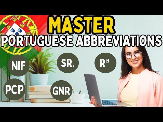 Master Portuguese Abbreviations in 8 Minutes 