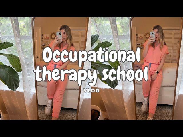 Occupational Therapy school, OT fieldwork update, grwm + catch up