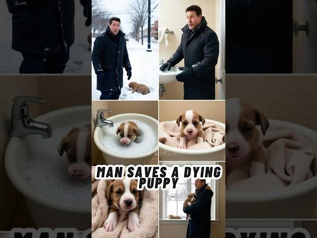 Man Saves a Dying Puppy—But Couldn’t Keep It ️ #Heartwarming #RescueStory