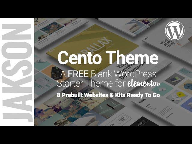 Cento Theme v2 - A FREE Blank WordPress Starter Theme for Elementor