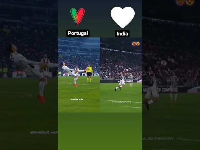 Portugal vs India #rolndo # sunil chetri