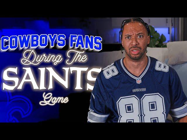 Cowboys Fans During the Saints Game