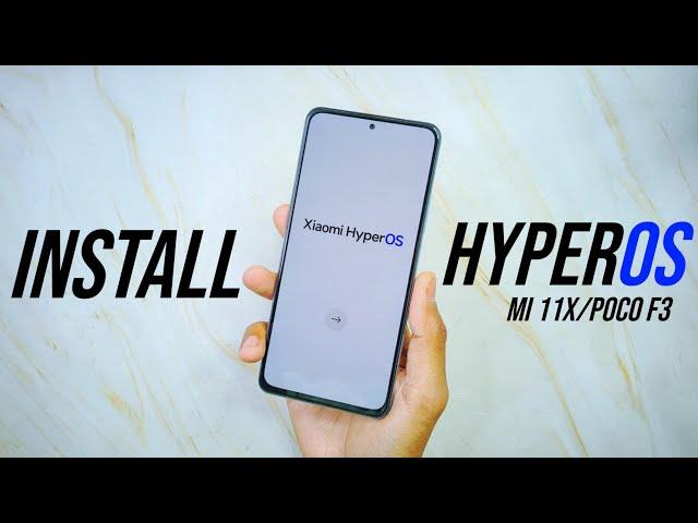 How to Install HyperOS Android 14 Updates On Mi 11X/POCO F3 - 2 Mins Only 