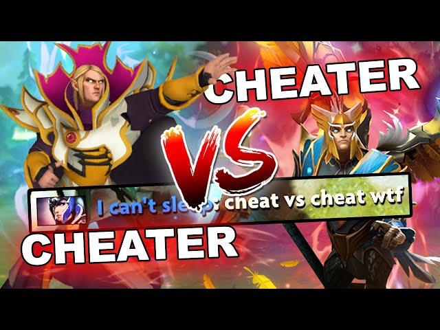 Dota 2 Cheaters - Invoker vs Sky with FULL PACK OF SCRIPTS!!!