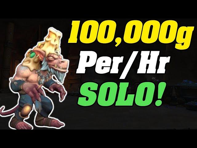 100,000g/Hr | The BEST Solo Goldfarm? War Within