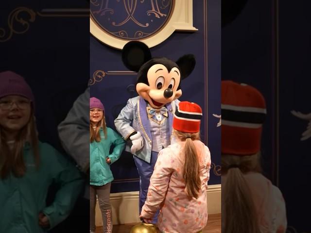 Meeting Mickey Mouse Magic Kingdom 50th Outfit