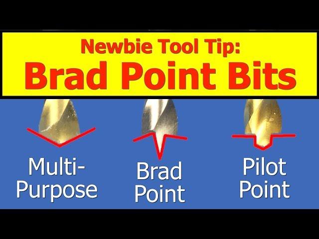 Newbie Tool Tip: Brad Point Drill Bits & Other Twist Bits