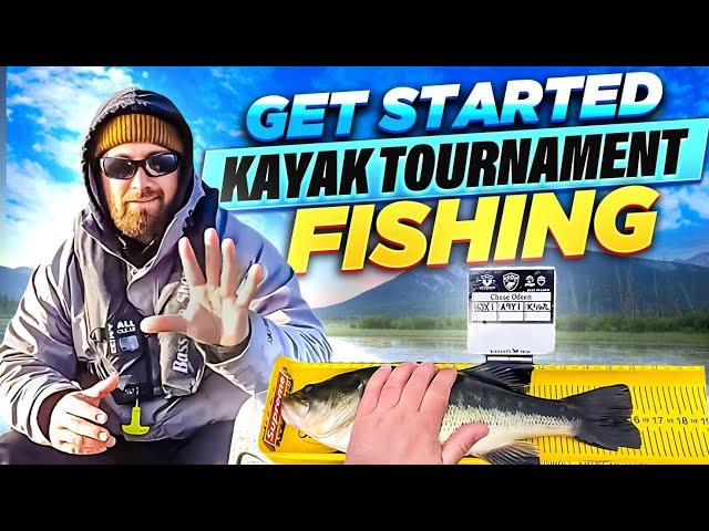 KAYAK BASS FISHING TOURNAMENT - MEASURE BASS ON A KETCH BOARD