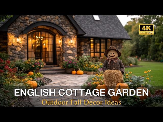 Autumn Embrace: Outdoor Fall Decor Ideas for Your Cozy English Cottage Garden