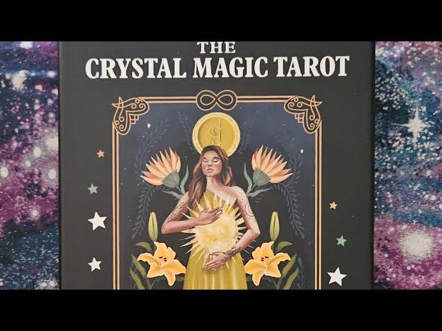 Unboxing & Review of The Crystal Magic Tarot by Kerry Ward and Clare Gregory  #tarot #tarotreader