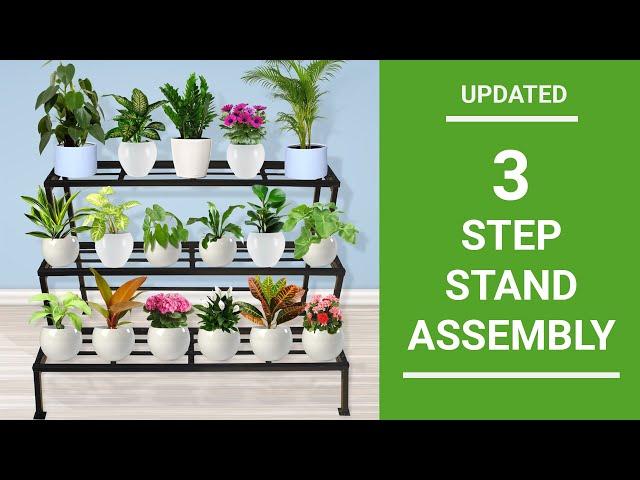 Assembly of TrustBasket 3 Step Stand for Multiple Plants and Pots | Multipurpose | Indoor / Outdoor